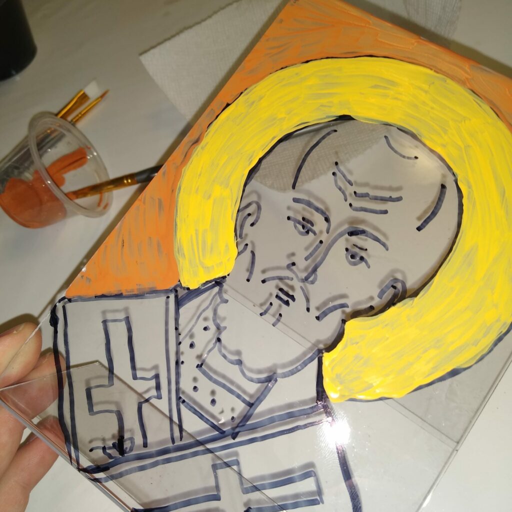 Acrylic Icon Workshop - November 2019 - St. Mary's Orthodox Church