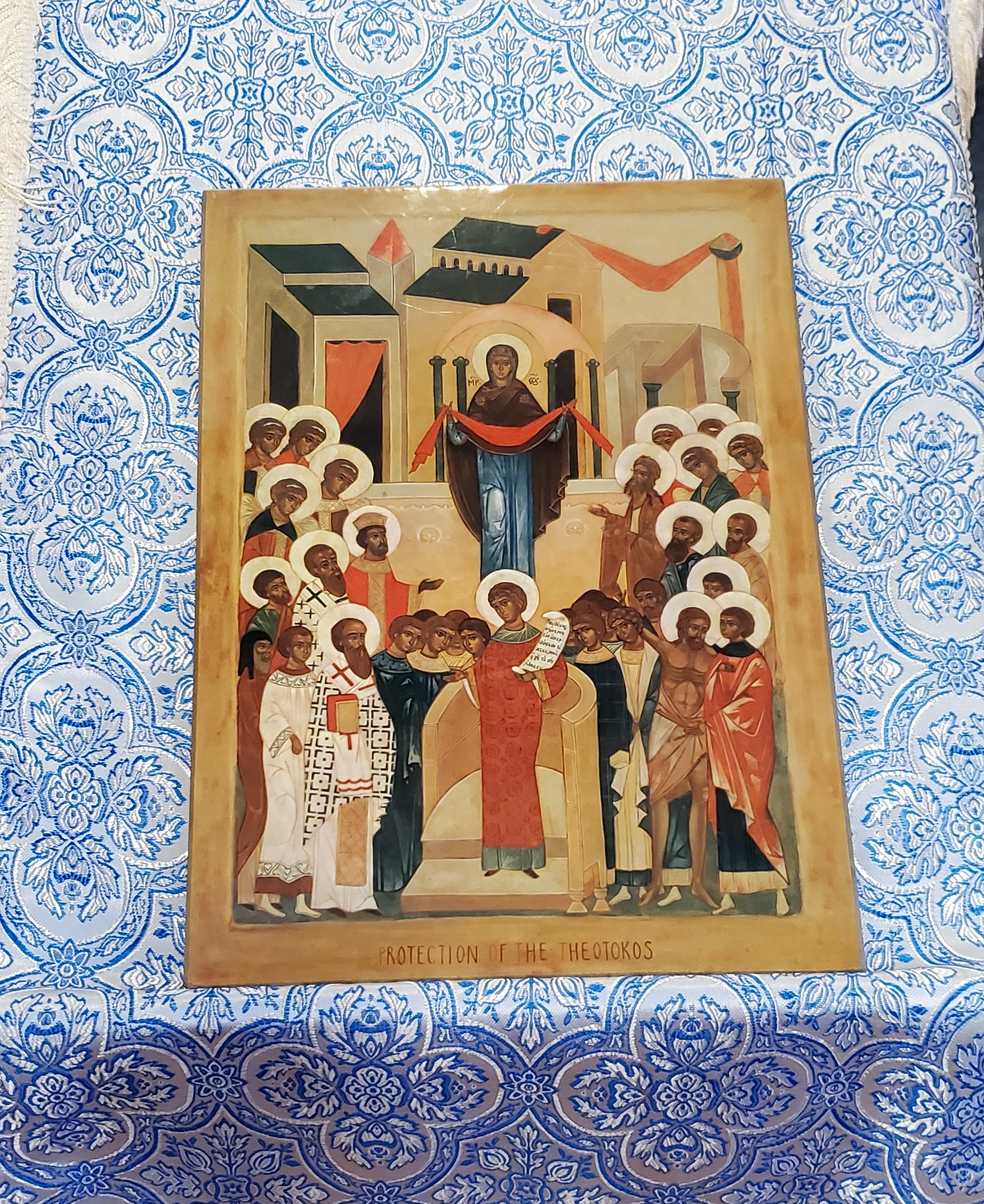 Icon of the Protection of the Holy Theotokos